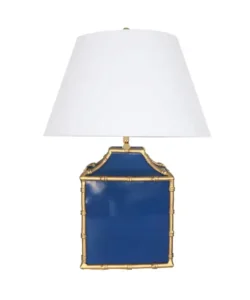 Pagoda Lamp (Blue & Gold)