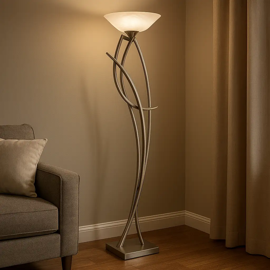 Curvy Lady Torch Floor Lamp